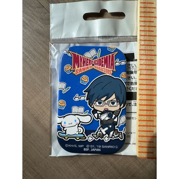 My Hero Academia Sanrio Pin Button Can Badge Todoroki Sam Tenya Cinnamoroll - Picture 3 of 6